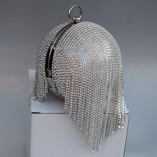 Crystal Retro Beaded Clutch Diamond Fashion Evening bag