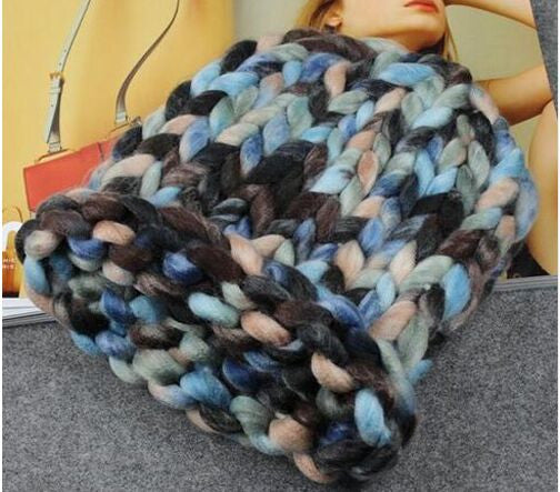 Knitted Wool Caps Winter Multicolor Hats For Women