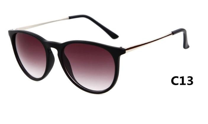 New Coating Sunglasses for Women Vintage Round Glasses