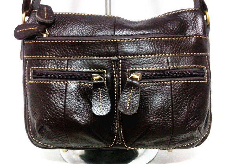 Genuine Leather Vintage Crossbody Bag bws