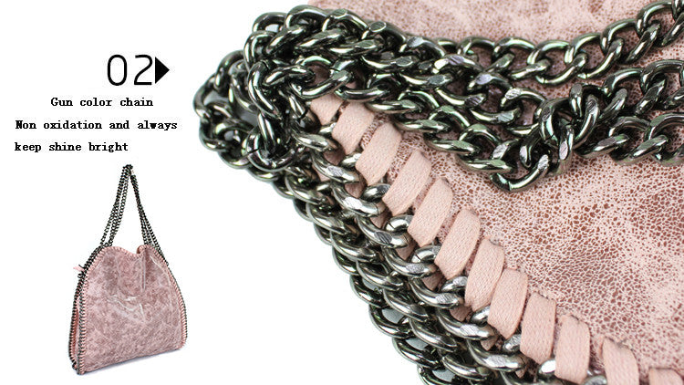 Portable Chains Tote Handbag bws