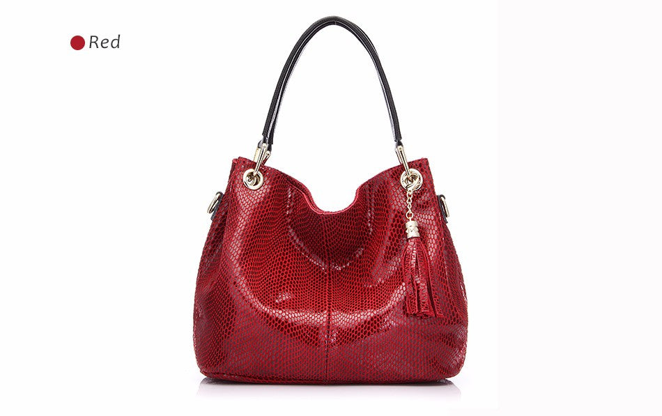 Genuine Leather Hobos Tote Of High Quality Handbag bws