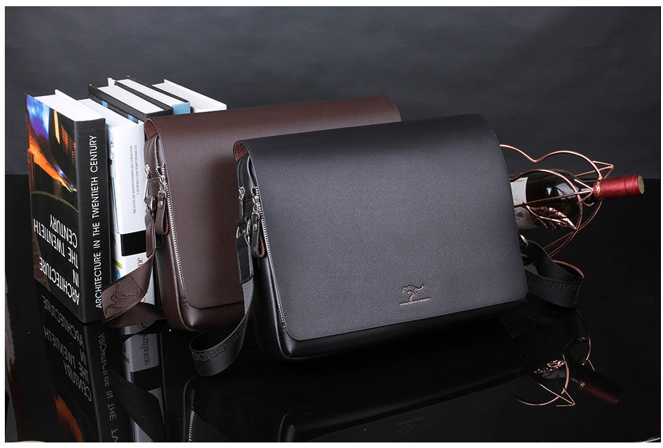 High Quality Material Waterproof Leather Crossbody Messenger Bag bc