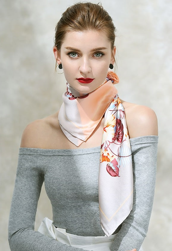 Elite Quality & Design New Arrival 100% Pure Silk Large Square Elegant Scarves