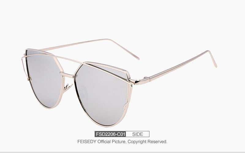 Fashion Cat Eye Sunglasses For Women Brand Designer