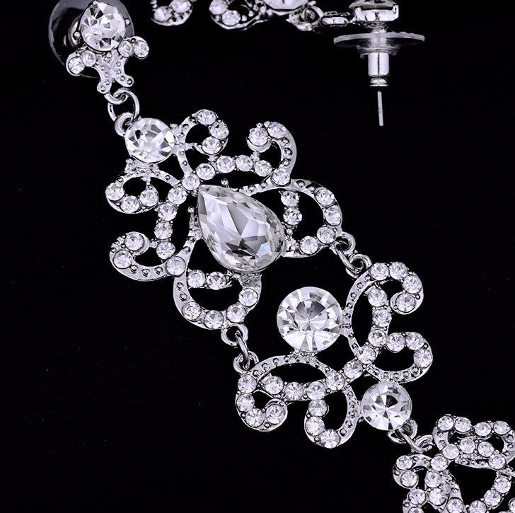 Butterfly Bracelets Earrings Wedding Jewelry Sets