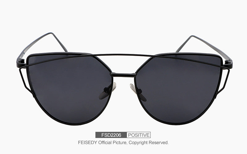 Fashion Cat Eye Sunglasses For Women Brand Designer