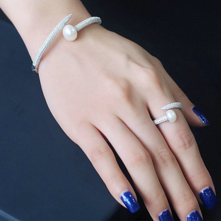 Top Quality Simulated Pearl Nail Bangles & Bracelets