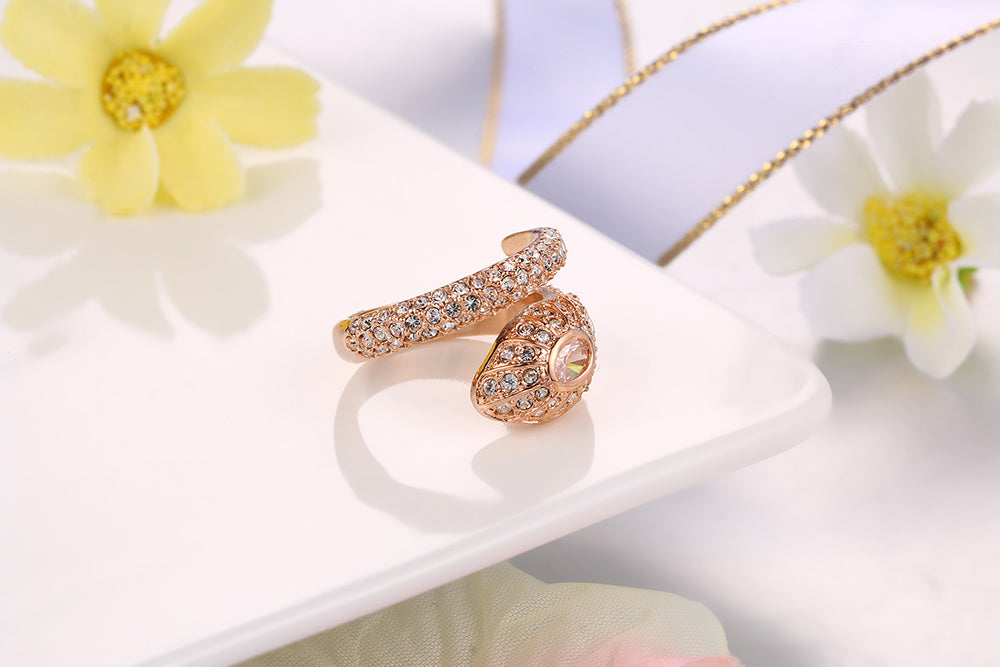 Top Quality Snake Crystal Ring wr-