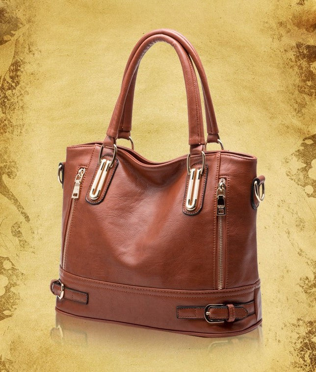 Genuine Leather Vintage Quality Tote Handbag