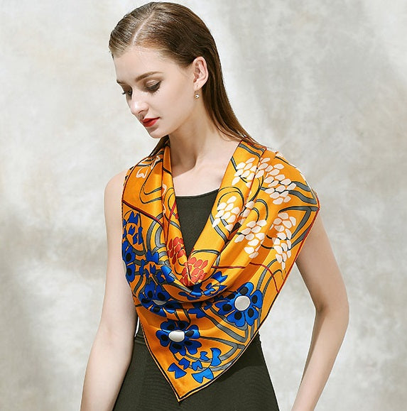 Elegant New Arrival 100% Silk 16m/m Thick Top Design Fashion Scarves