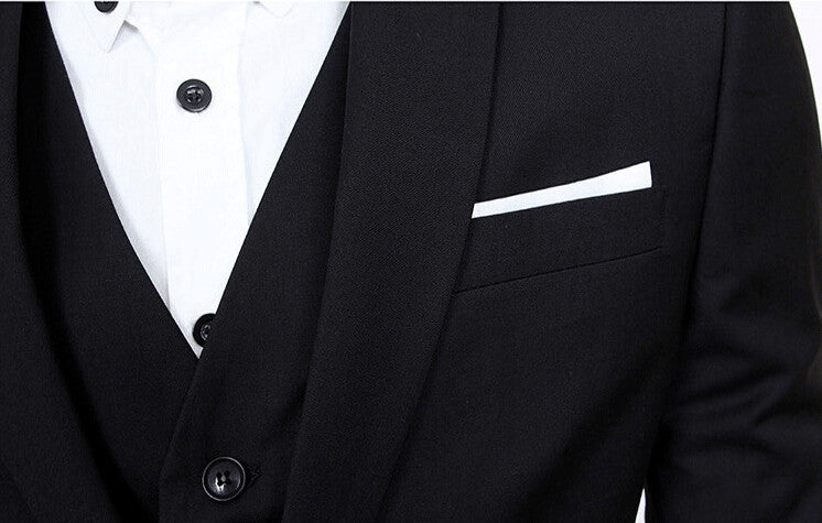 Formal Men's Suits 3pcs Business/Wedding Set (Jacket+Pants+Vest)