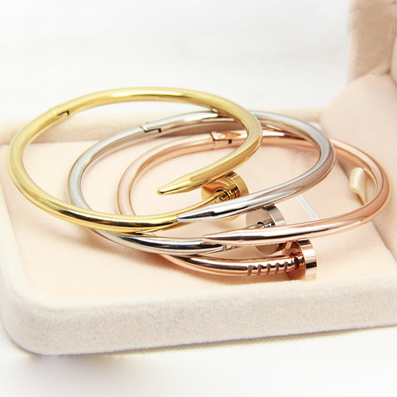 Nail Bangles Women Bracelets