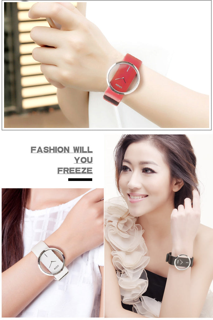 Hollow Design Unique Fashion Skeleton Watch For Women ww-b ww-s