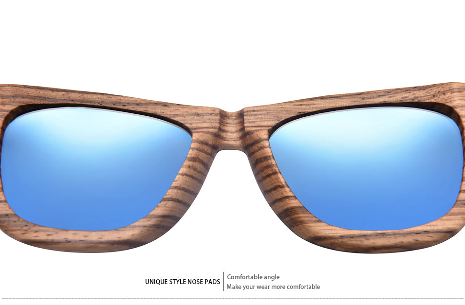 Handmade Walnut Wood Polarized Sunglasses Unisex Vintage Wooden Frame