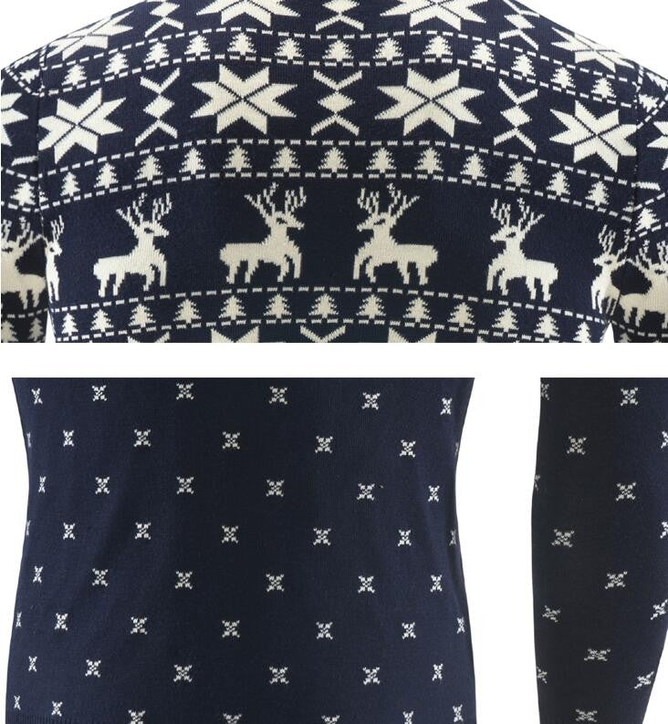 Christmas Fashion Leisure Winterware Animal Print Sweater For Men