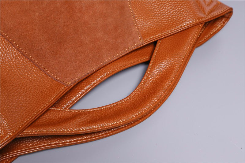 Genuine Leather Large Tote High Quality Women's bws Handbags