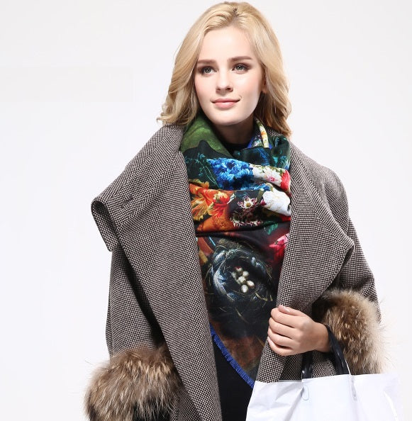 New Design Printed Winter Scarves For Woman