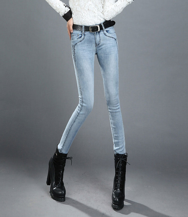 Blue Slim Jeans for Women