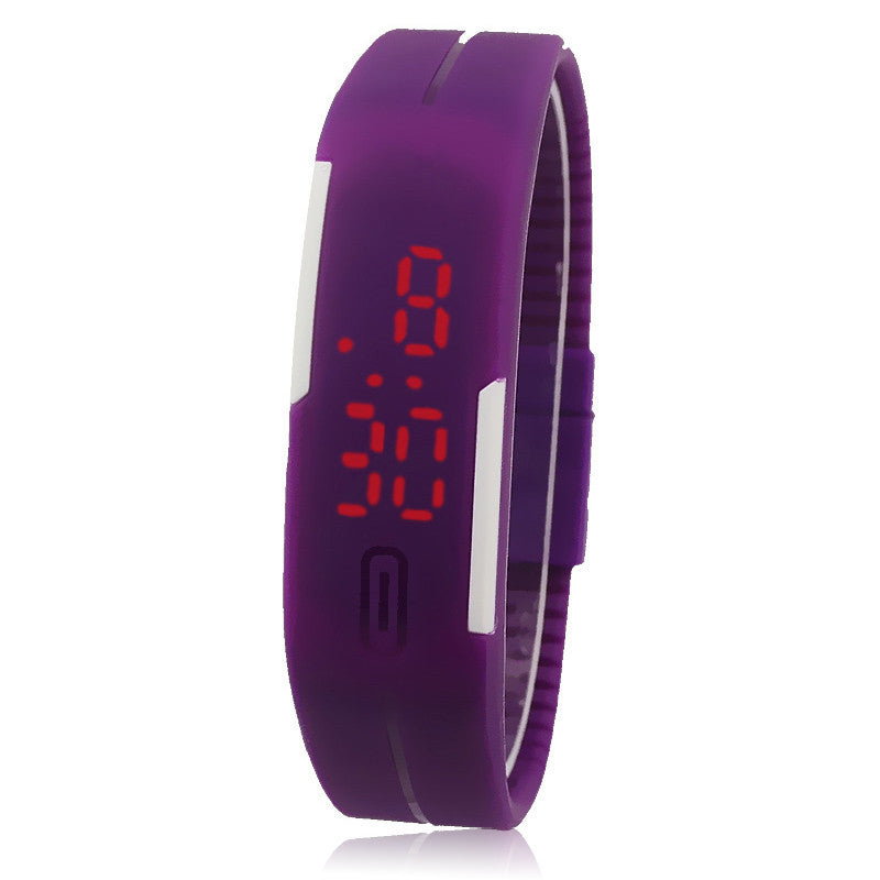 Unisex Sports Wrist Ultra Thin Silicone Digital LED Wrist Watches ww-s wm-s
