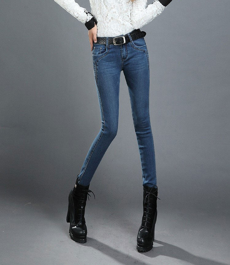 Blue Slim Jeans for Women