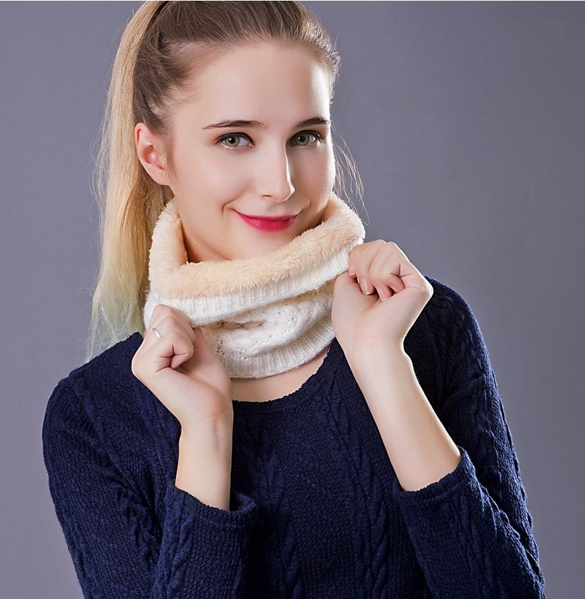 2018 Fashion Ring Winter Neck Scarf Thick Wool Unisex Scarves in 13 Colors