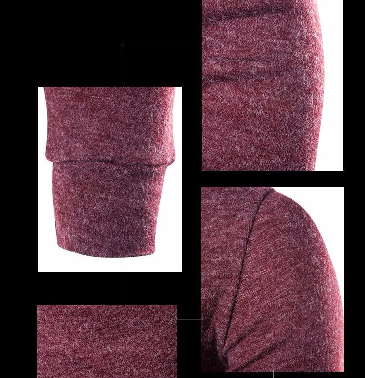 V-Neck Sweater For Men Stylish Knitted Solid Pullover in 7 Colors