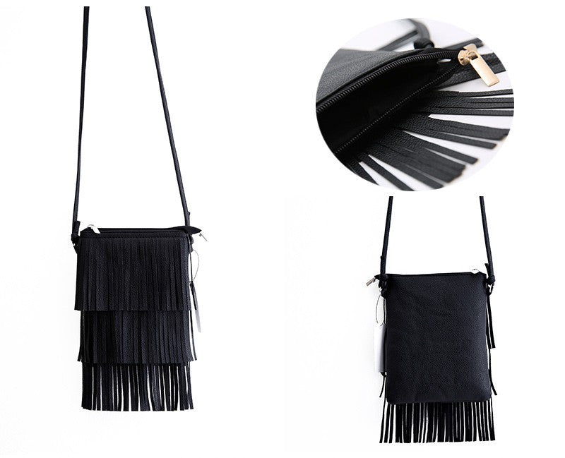 Mini Tassel Fashion Women Crossbody Bag bws