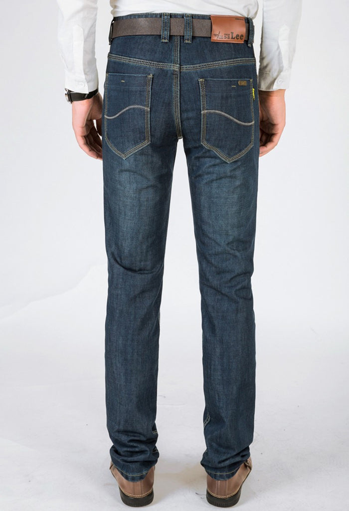 Blue Slim Denim Casual Designer Classical Jeans for Men