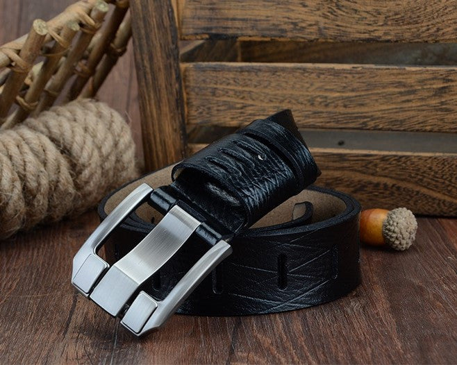 High Quality Genuine Luxury Leather Belt For Men