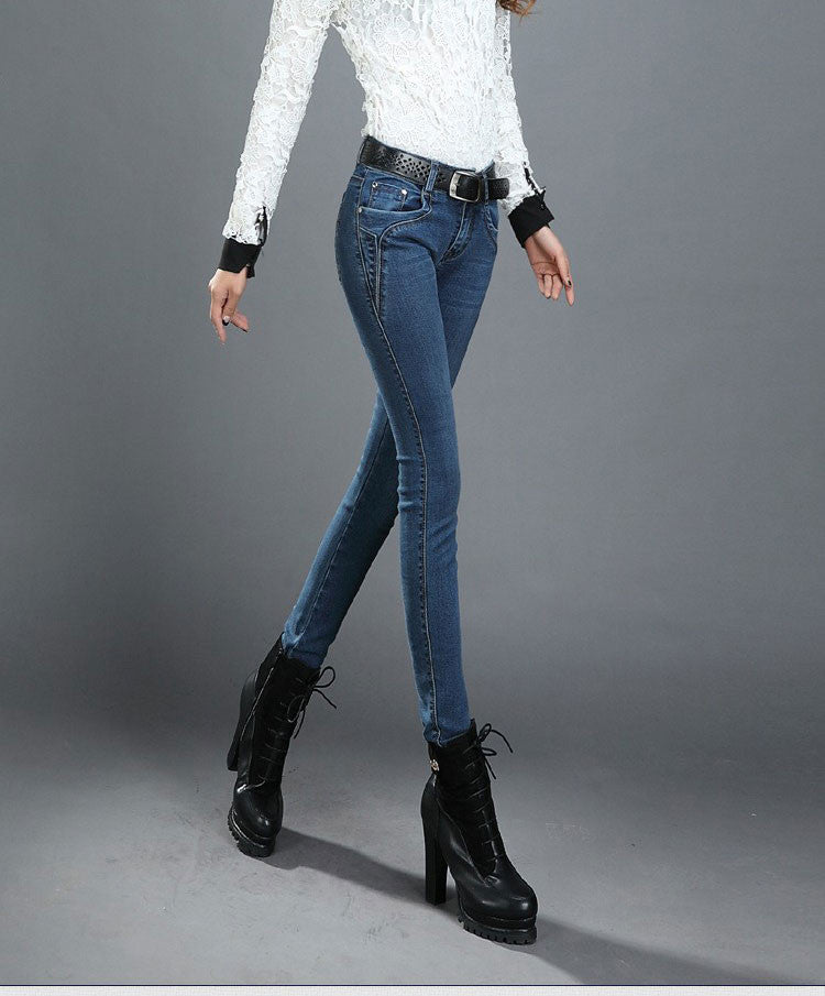 Blue Slim Jeans for Women