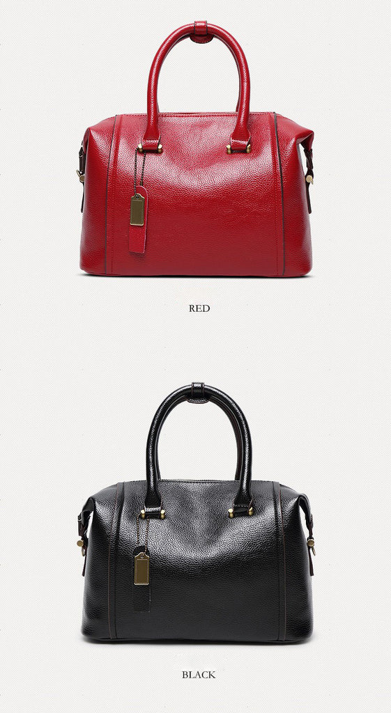 4 Colors Genuine Leather Tote Handbags