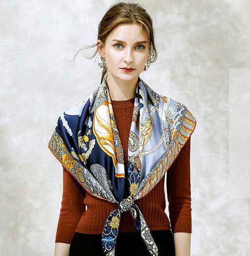 New Arrival 100% Silk Square Scarves