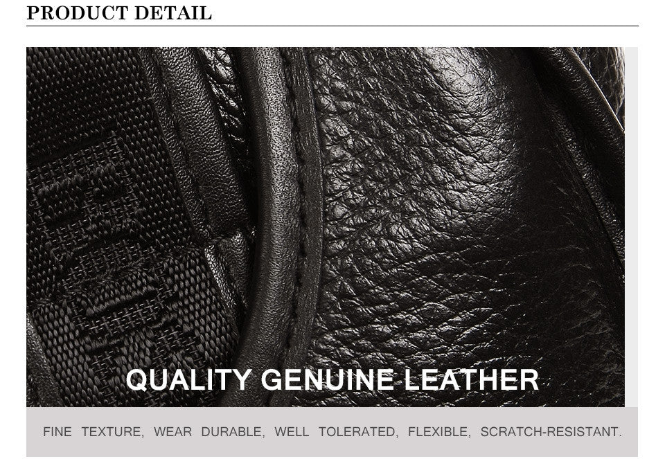 Genuine Leather Business Crossbody Bags Portable Briefcase