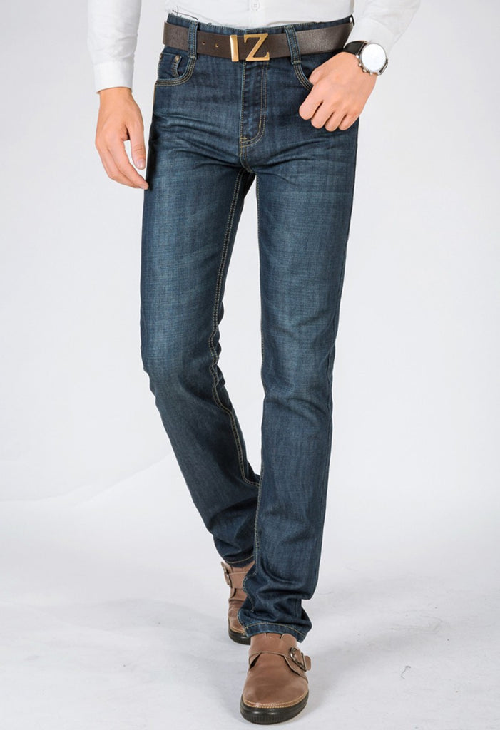 Blue Slim Denim Casual Designer Classical Jeans for Men