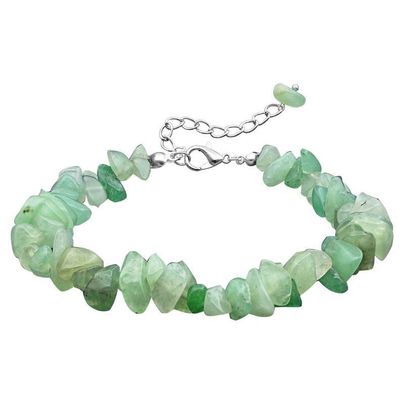 Handmade Unique Irregular Natural Opal Jade Link Bracelets