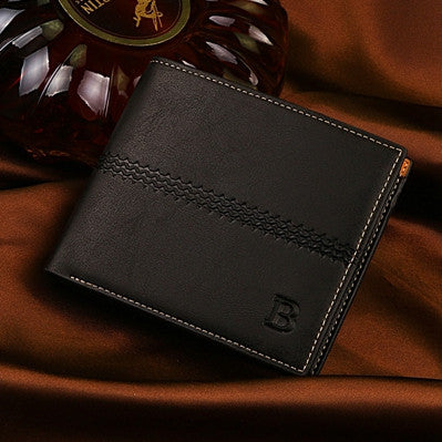 Luxury Men's Wallet Leather Card Holder