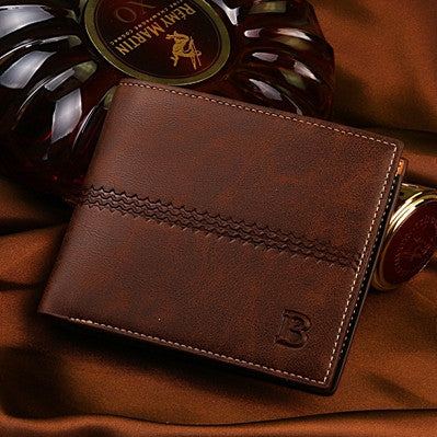 Luxury Men's Wallet Leather Card Holder