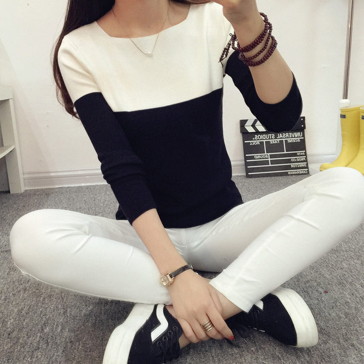 High Elastic Knitted Sweaters For Women