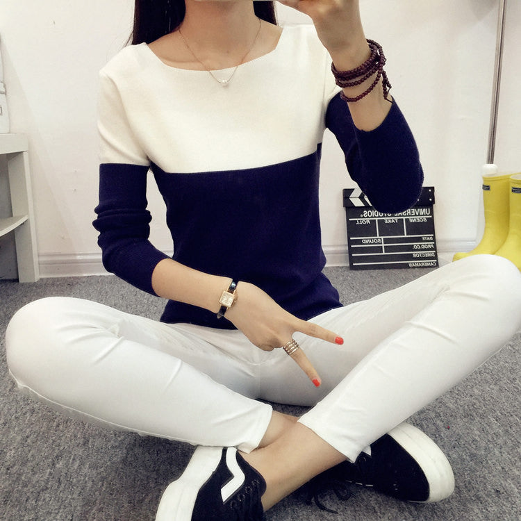 High Elastic Knitted Sweaters For Women