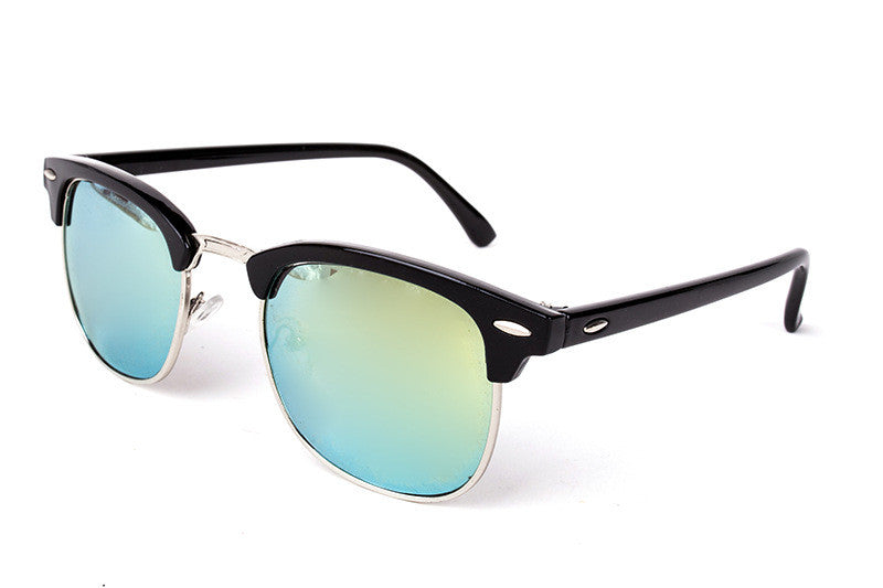 15 Colors High Quality Half Metal Classic Sunglasses Unisex