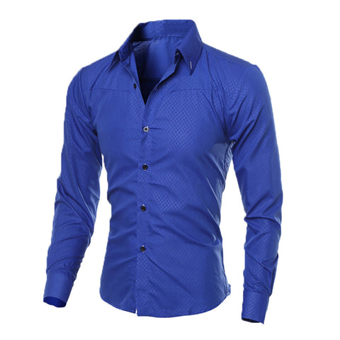 New Fashion Slim Fit Formal Dress Shirts for Men