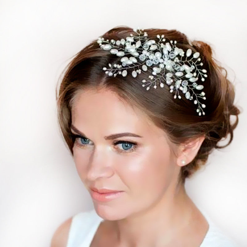 Pearl Bridal Hairpin Comb Jewelry
