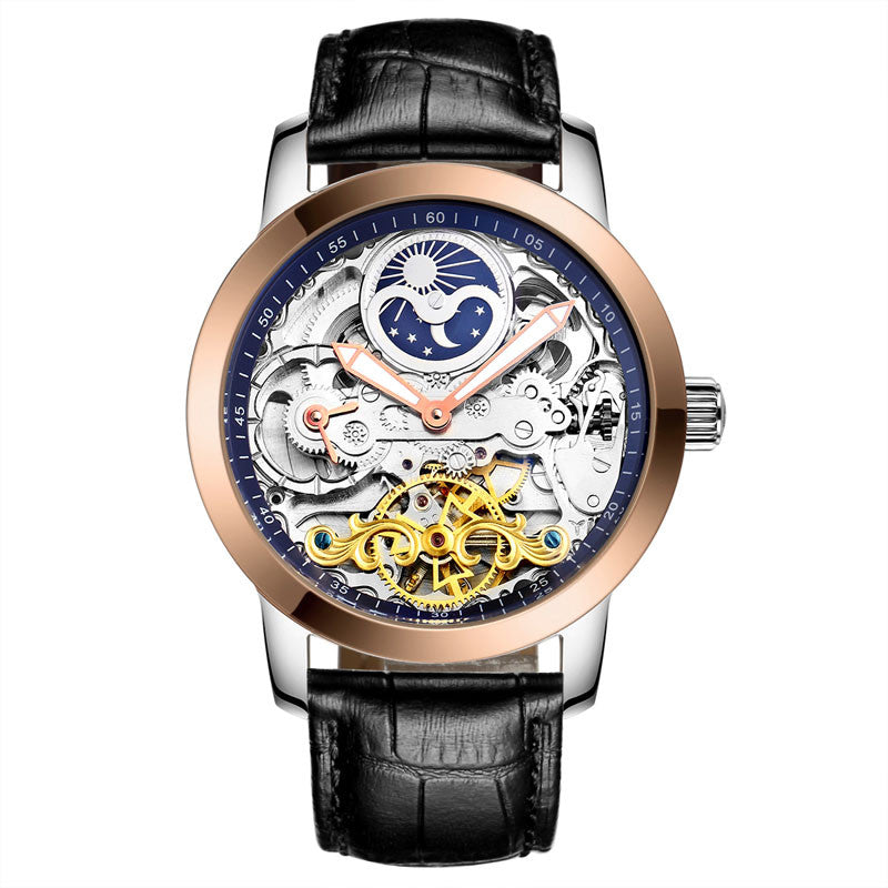 6 Brand Luxury Automatic Skeleton Business Watch wm-m