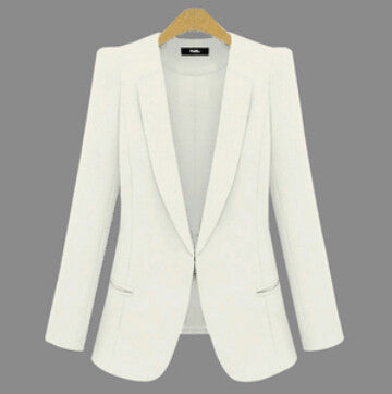 Style Collar Fashion Formal Women Blazer