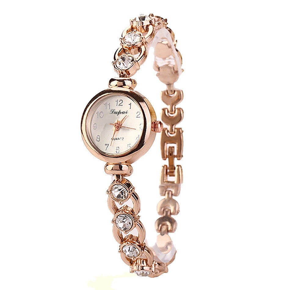 JW Women's Fine Fashion Rose Gold Luxury Rhinestone Bracelet Watch – Divine  Inspiration Styles