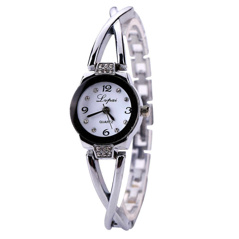 Ladies Pearl Bracelet Dress Analog Quartz Wristwatch – CakCity Watches