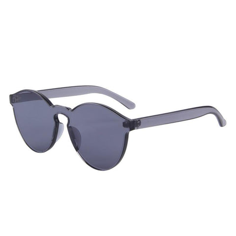 Luxury Designer Integrated Candy Color Sunglasses for Women