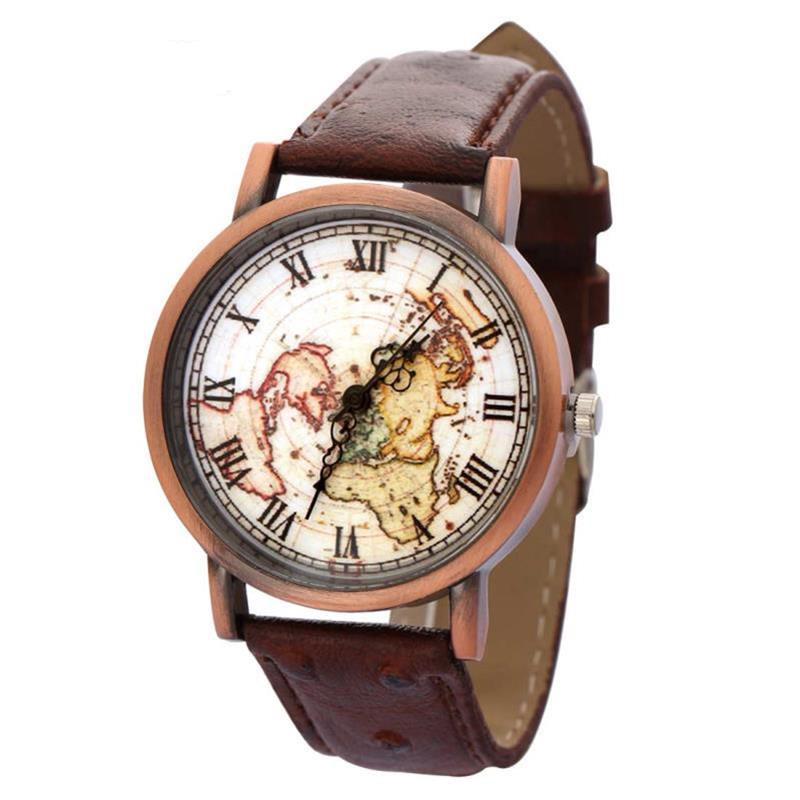 Casual World Map Watch ww-d wm-q