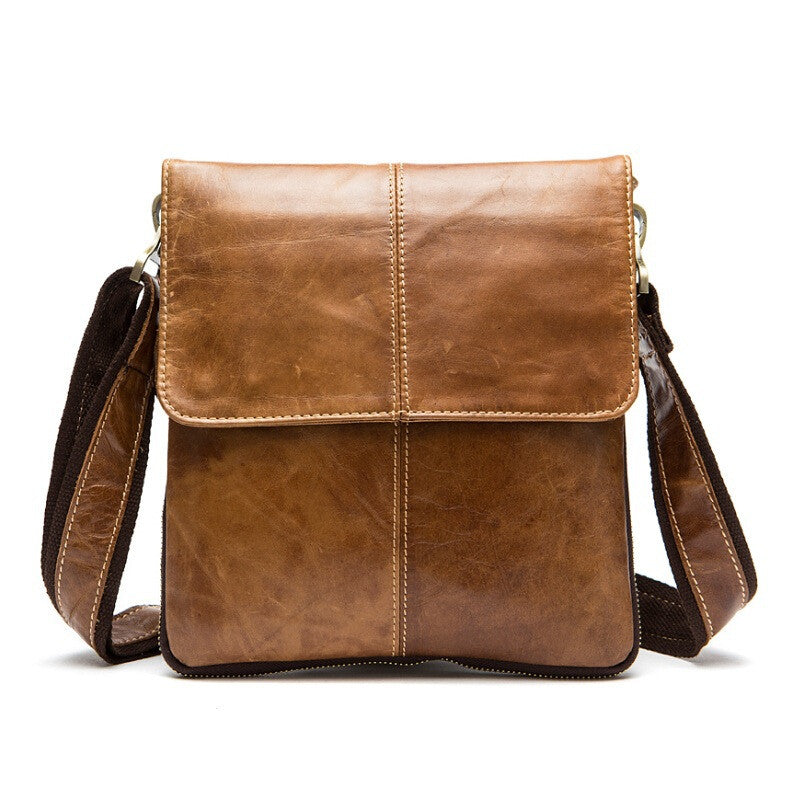 Genuine Leather Fashion Crossbody Bag For Men bc